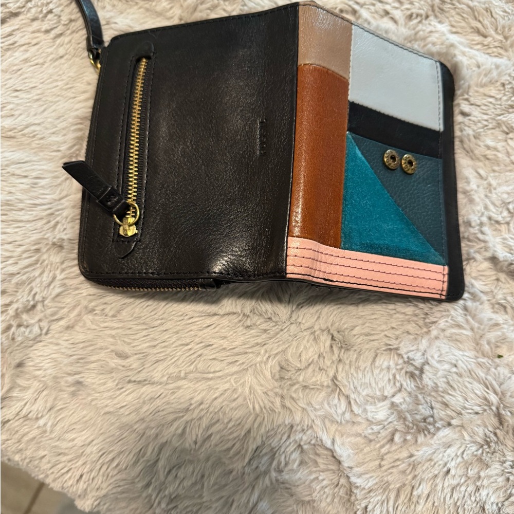 Fossil Multicolor Patchwork Wallet - Picture 3 of 3
